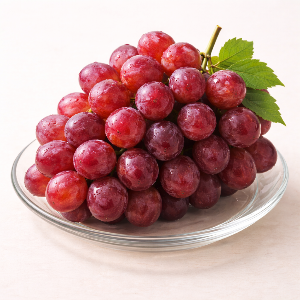 Fresh imported Red Flames Grapes