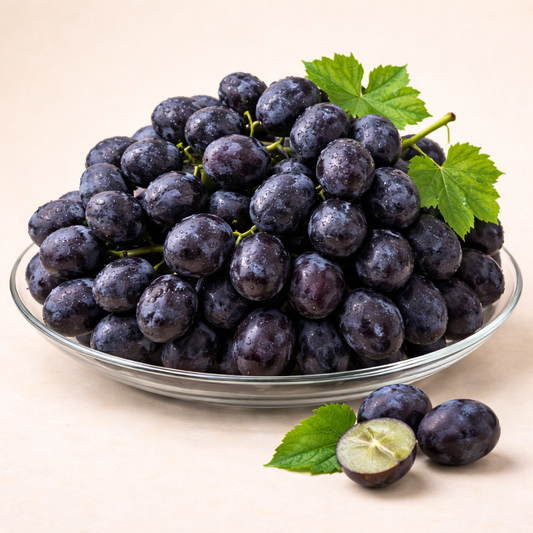Fresh Black Grapes Seedless